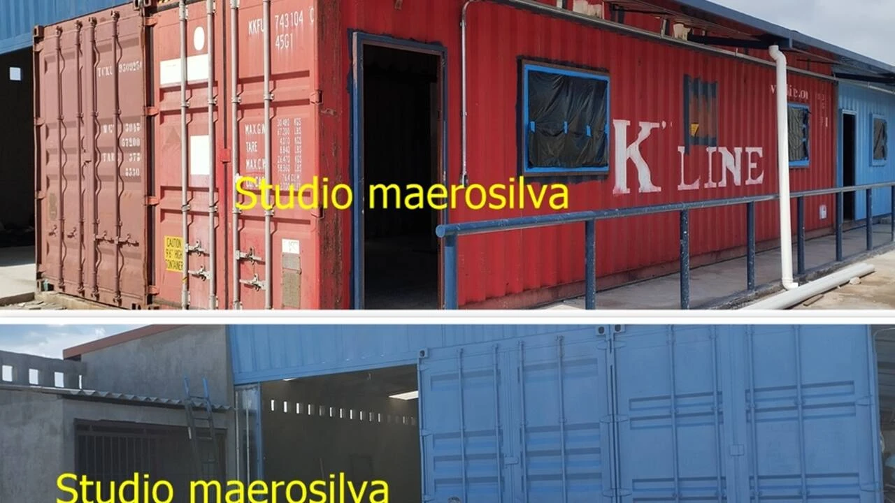 Restauração conteiner navio.