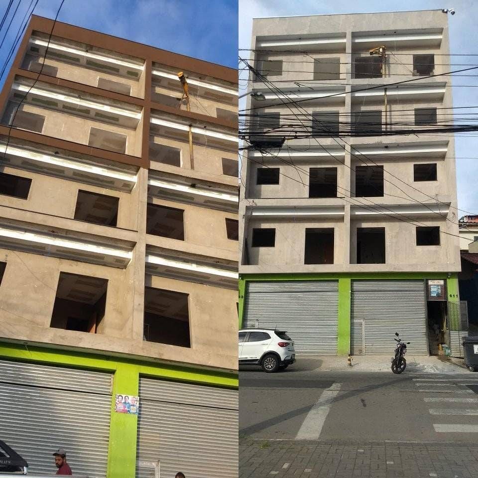 Pintura de prédio recem construido