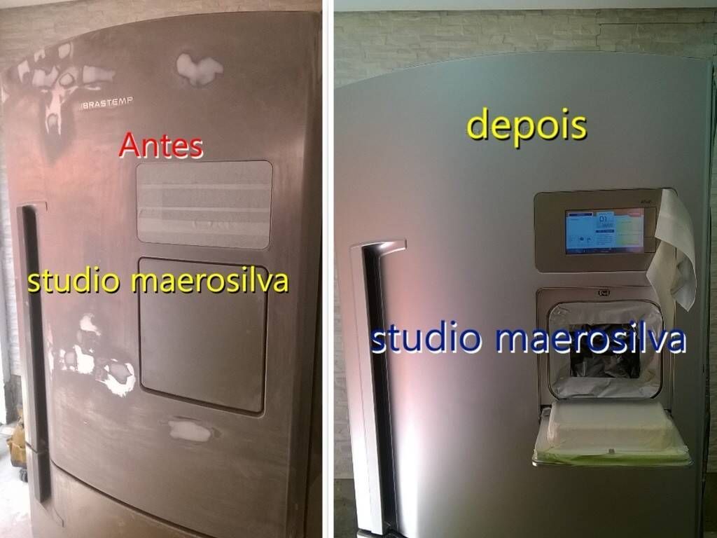 Geladeira brastemp inverse restaurada.