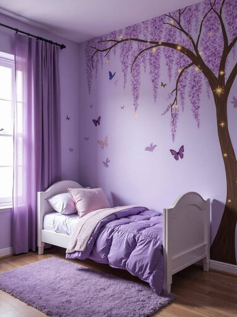 Quarto árvore das borboletas