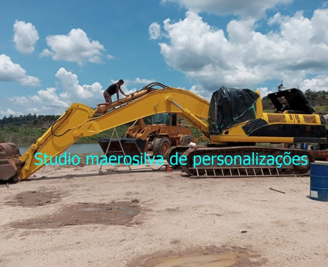 Pintura de Escavadeiras - Foto 2