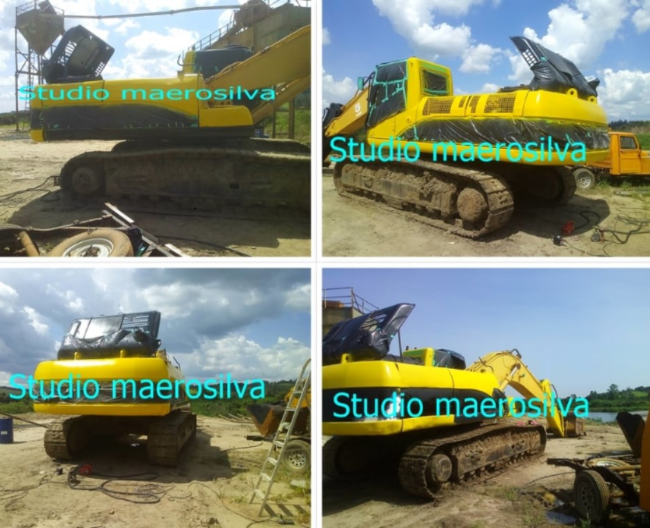 Pintura de Escavadeiras - Foto 4