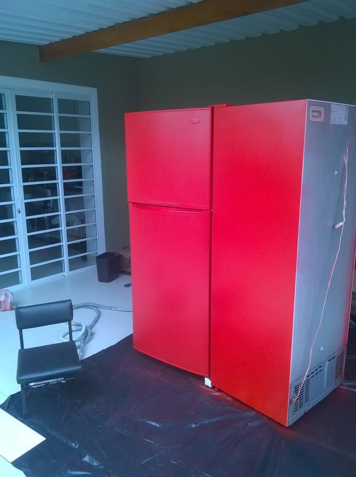 Re pintura de geladeira