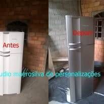 Pintura imitando inox eletrolux