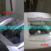 Pintura inox maquina de lavar