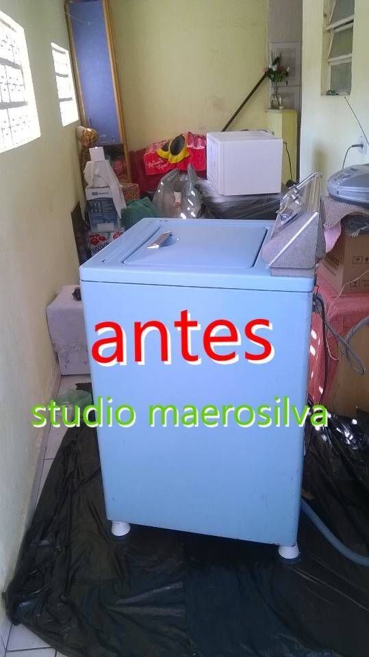 Re pintura maquina brastemp.