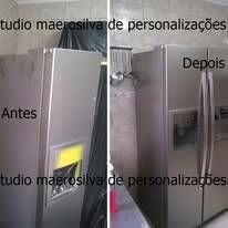 Pintura que imita o inox.