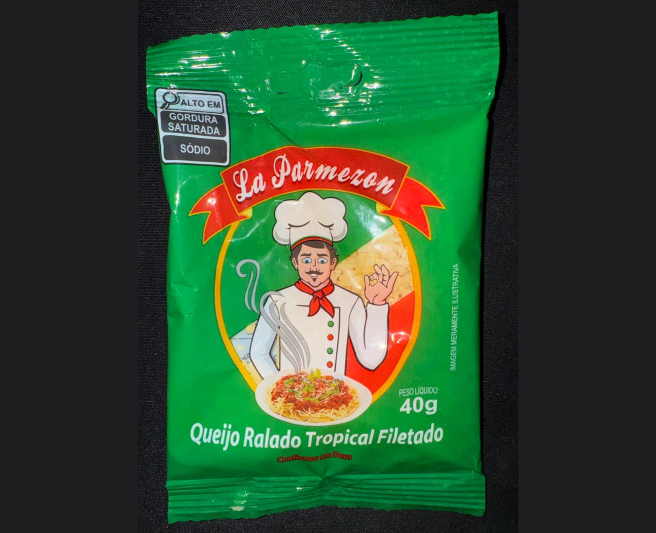 Queijo Ralado Tropical Filetado 40g - Foto 2