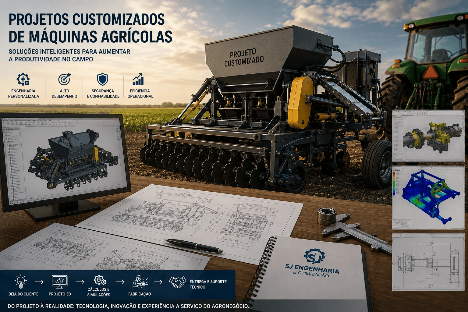 Projetos Customizados de Máquinas Agrícolas - Foto 1