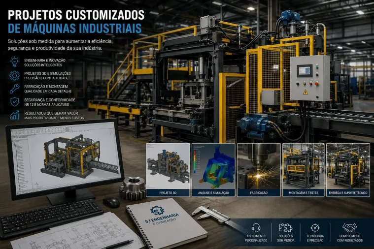 Projetos Customizados de Máquinas Industriais - Foto 1