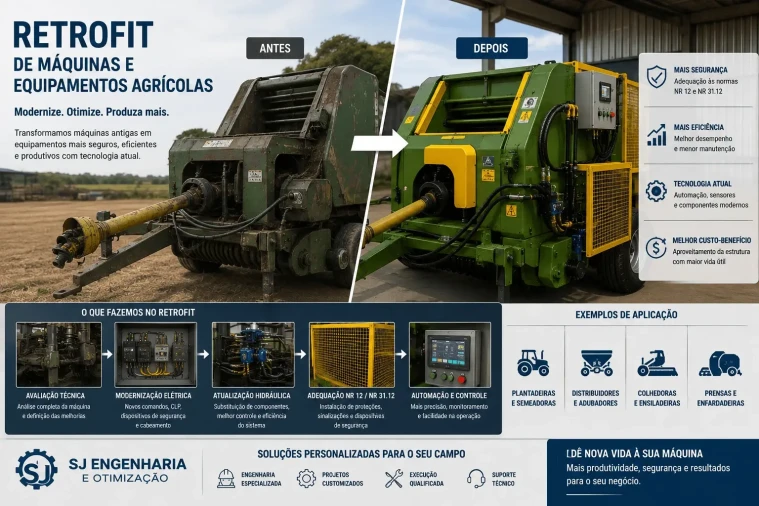 Retrofit de Máquinas e Equipamentos Agrícolas - Foto 1
