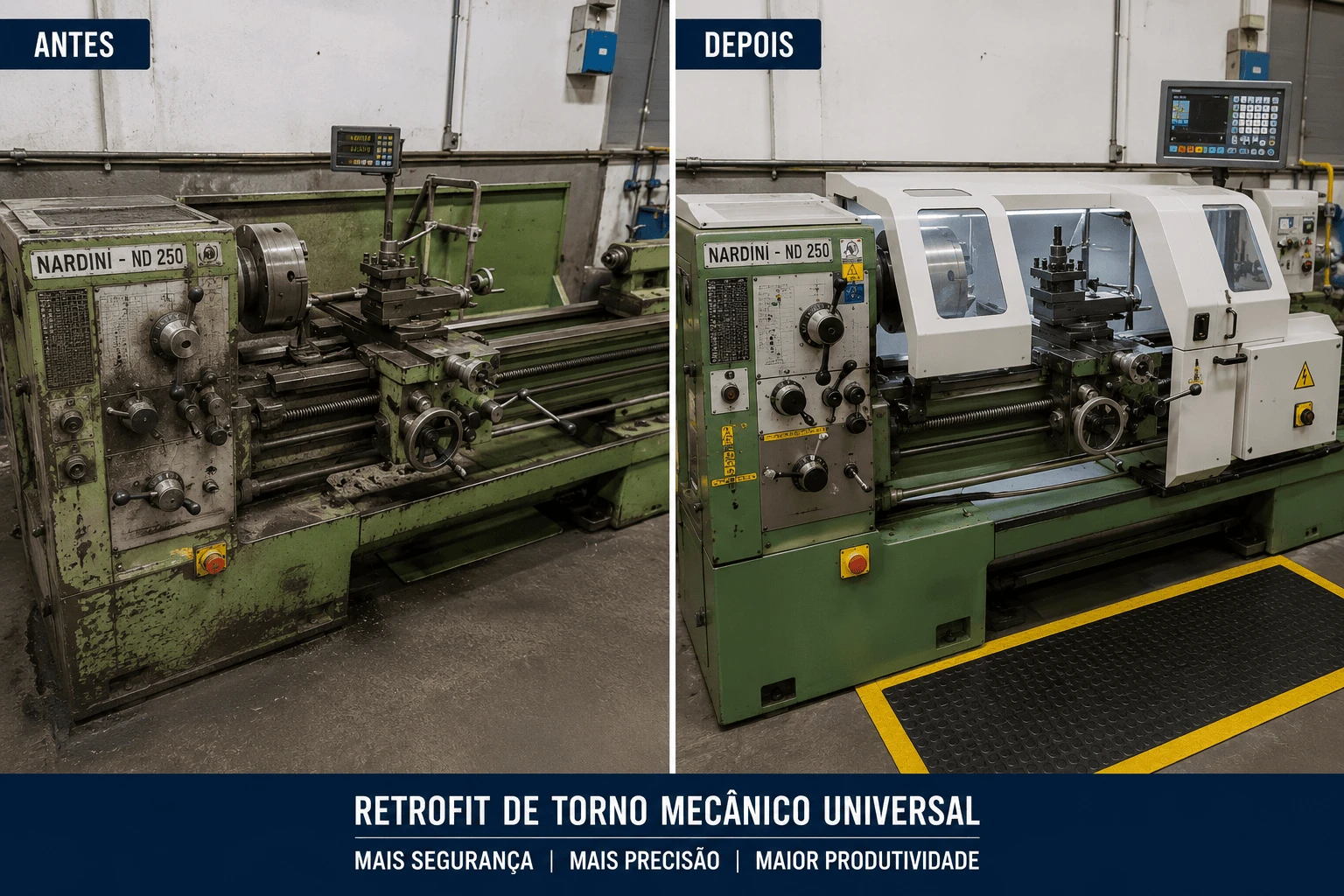 Retrofit de Máquinas e Equipamentos Industriais - Foto 1