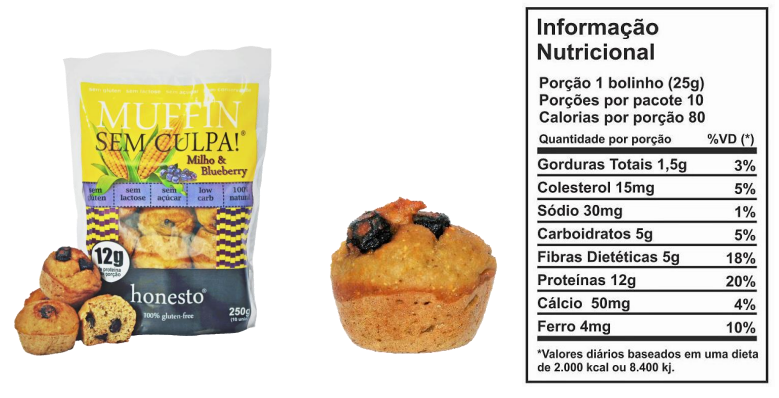 Muffin de Milho & Blueberry - Foto 3