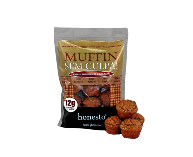 Muffin de Coco e Manteiga de Amendoim - Foto 1