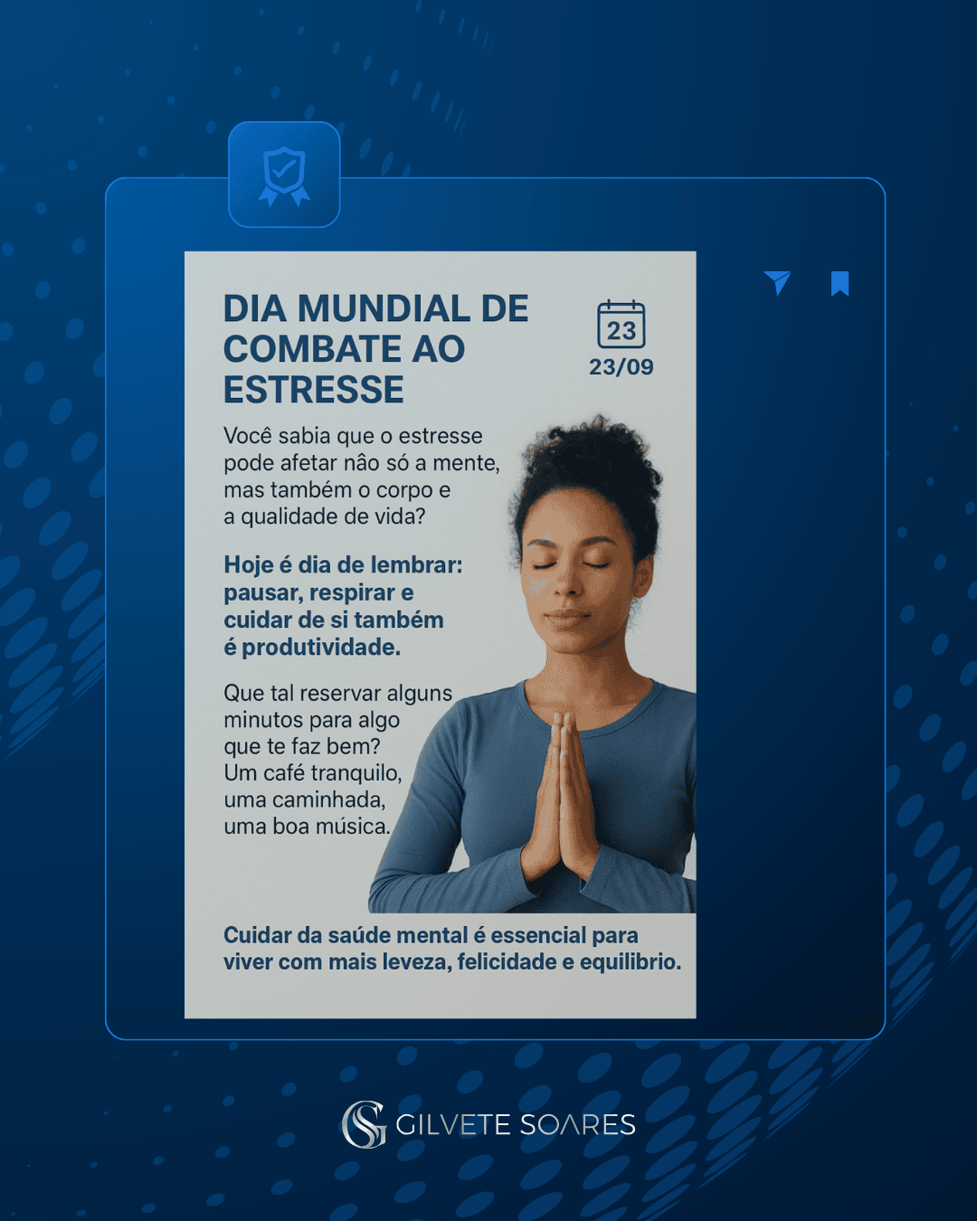 23 de Setembro: Dia Mundial de Combate ao Estresse