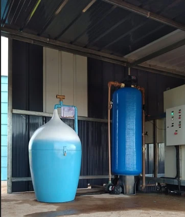 Tratamento de água com filtração