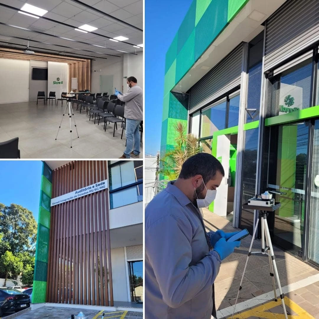 Análise da qualidade do ar conf. NBR 17.037