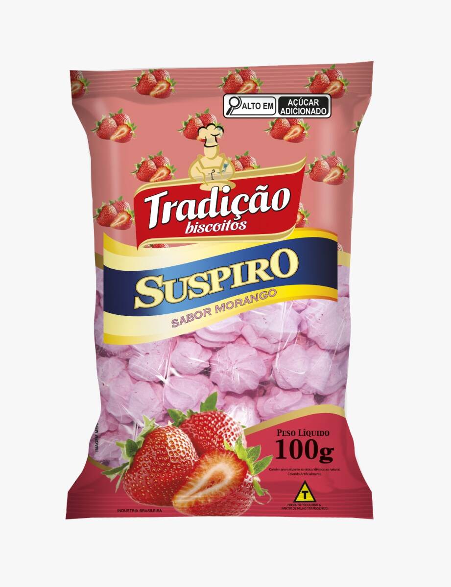 Suspiro Morango - Foto 1