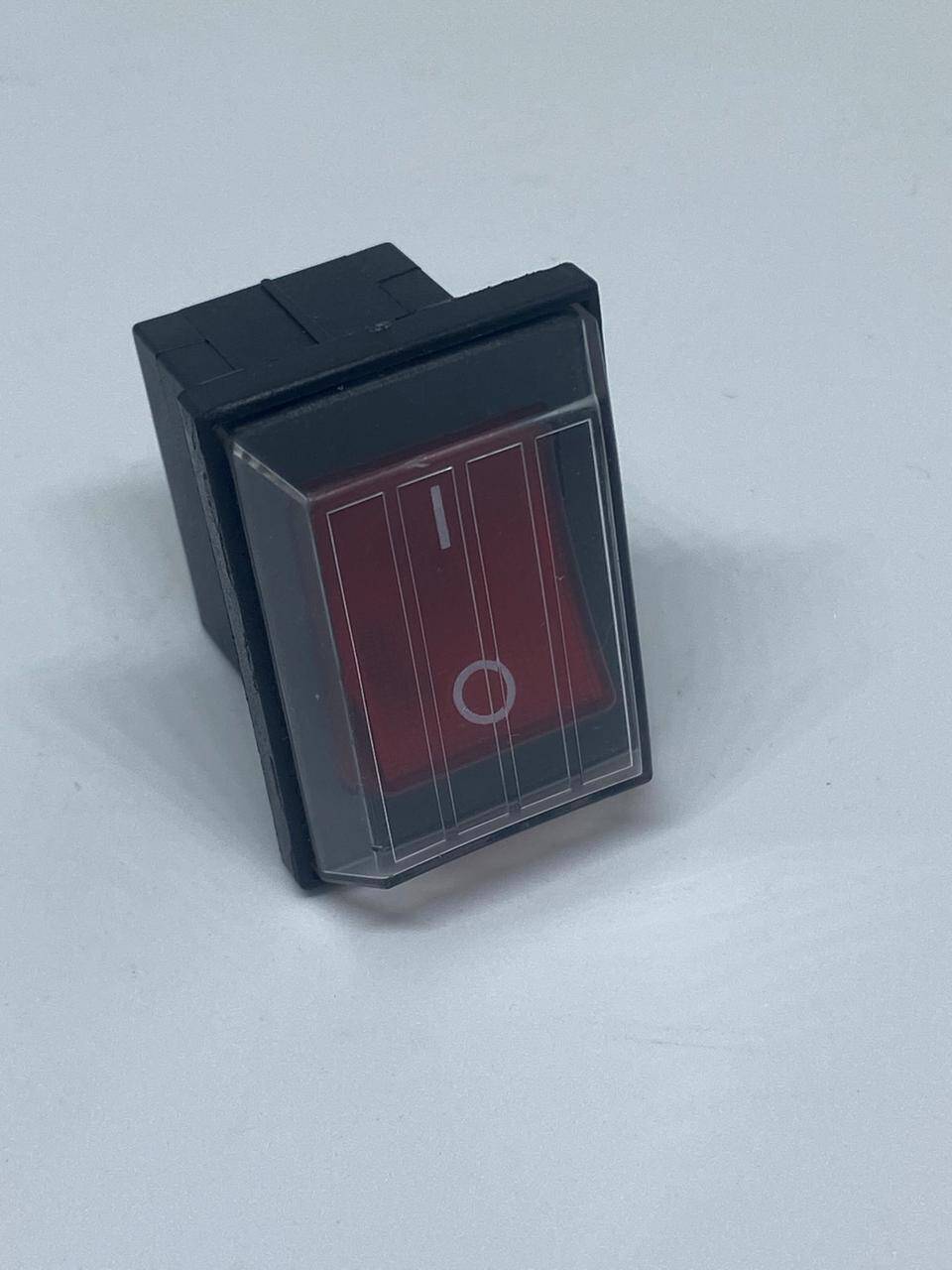 Interruptor bipolar vermelho 16A 250V - Foto 1