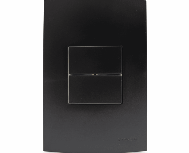 Conjunto Interruptor 2 Teclas Margirius Clean - Foto 1