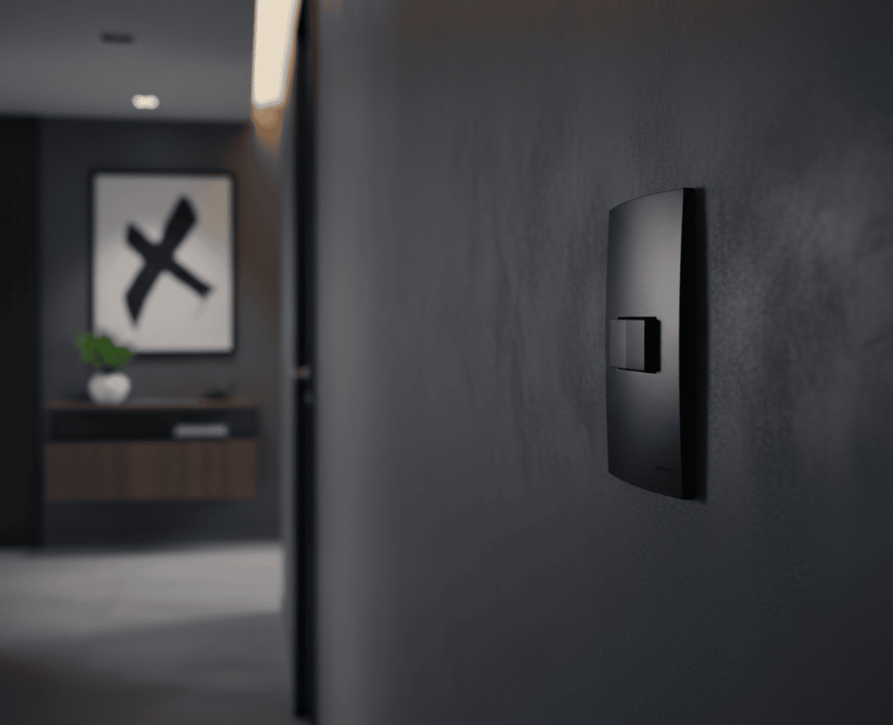 Interruptor Three Way Preto Fosco - Foto 2