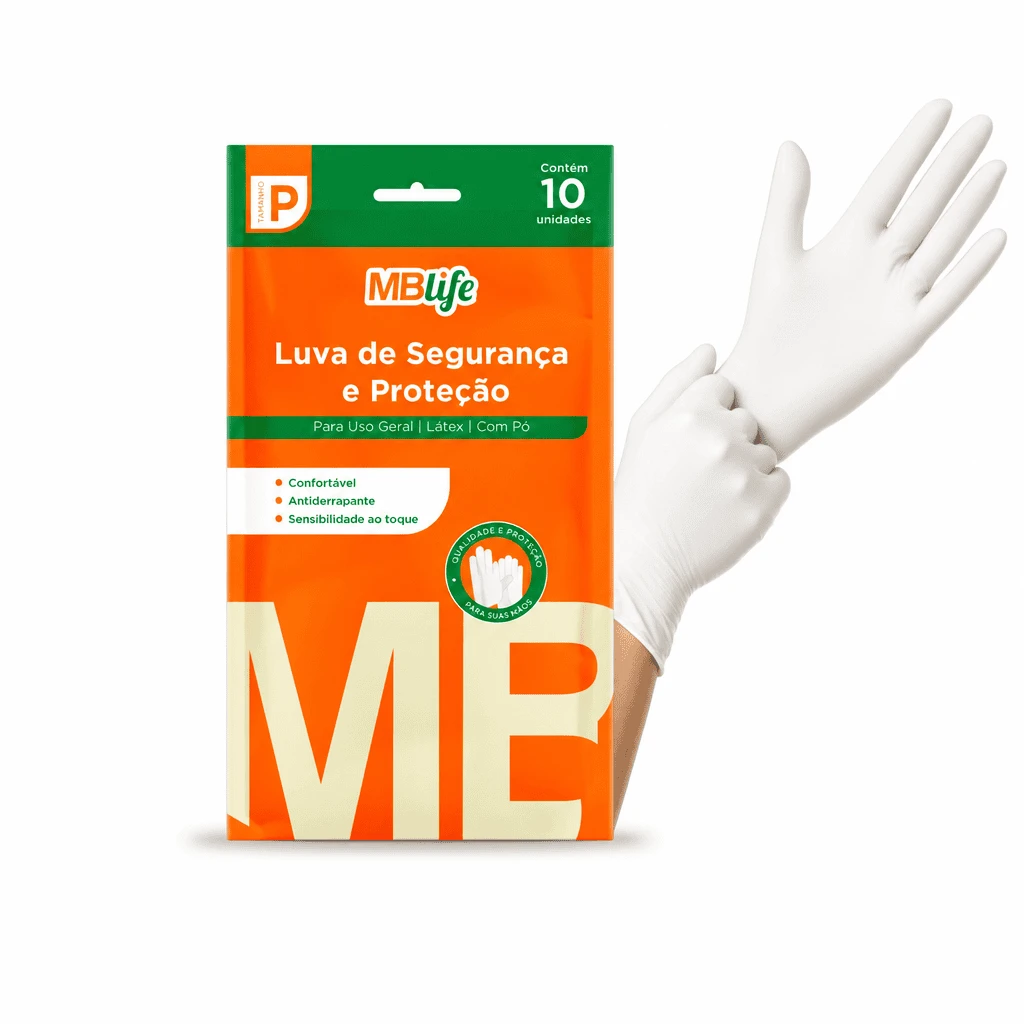 Luva de Látex | Com Pó | Polybag - Foto 1
