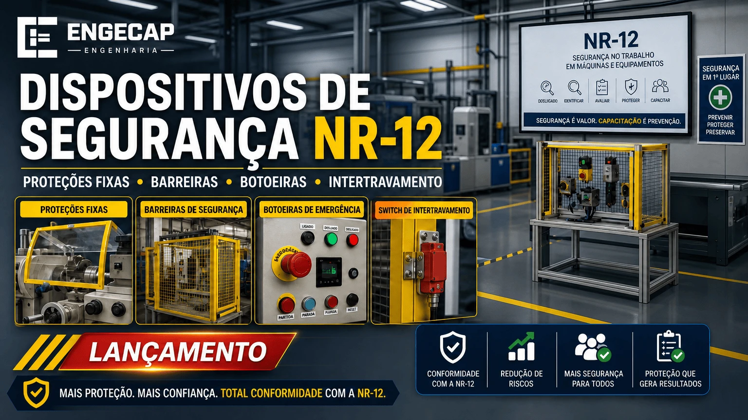 NOVA LINHA DE DISPOSITIVOS DE SEGURANÇA NR-12