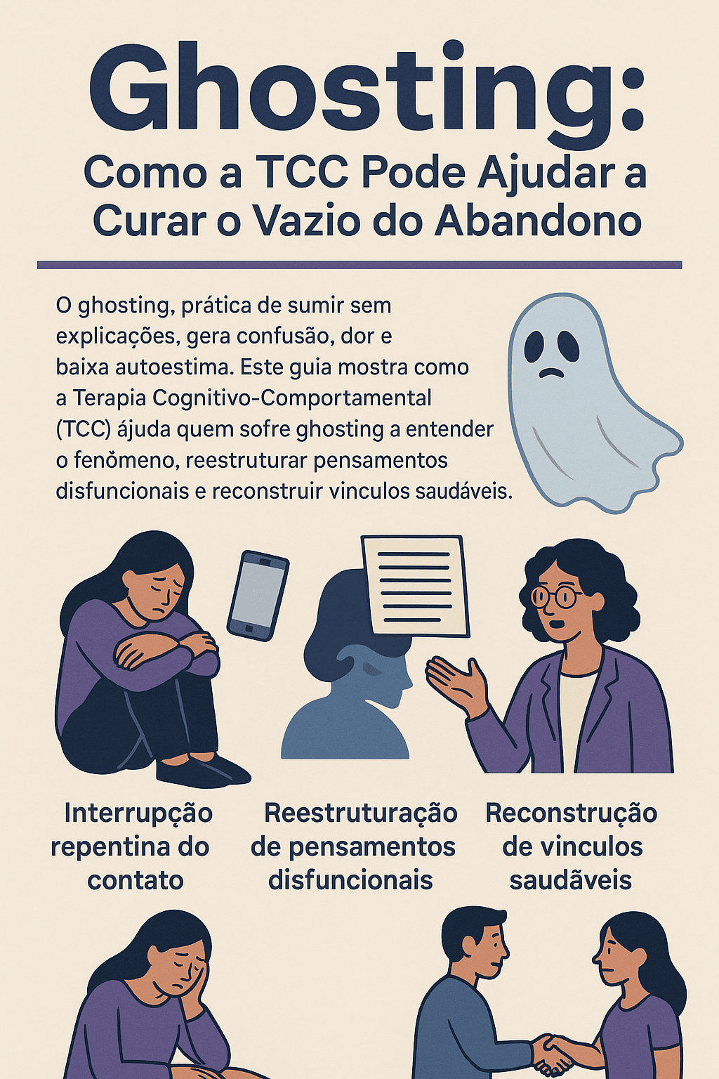 Ghosting: Como a TCC Pode Ajudar a Curar o Vazio do Abandono