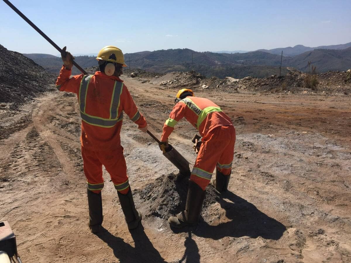 Sondagem a trado na pesquisa mineral