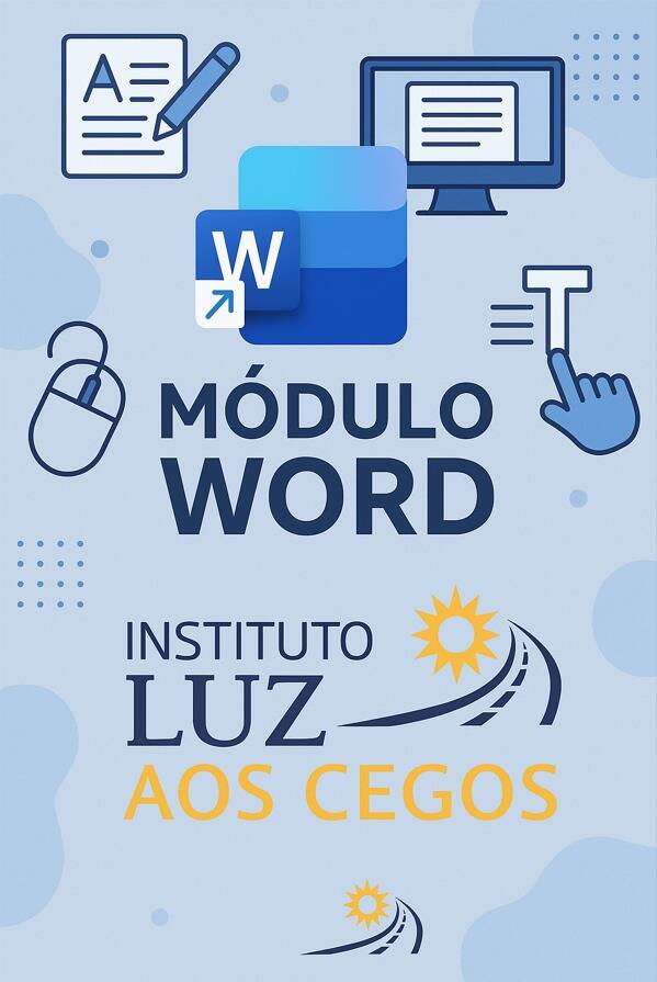Alunos empenhados com curso de informática-Módulo Word