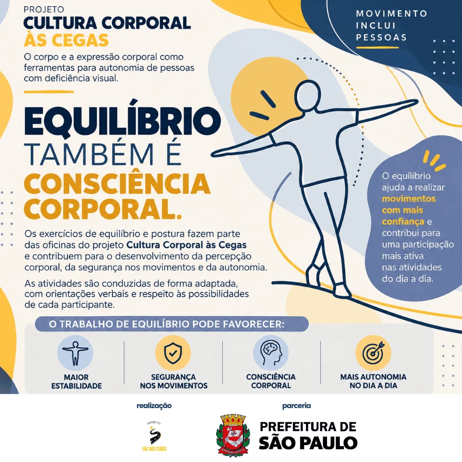 Equilíbrio também é consciência corporal!