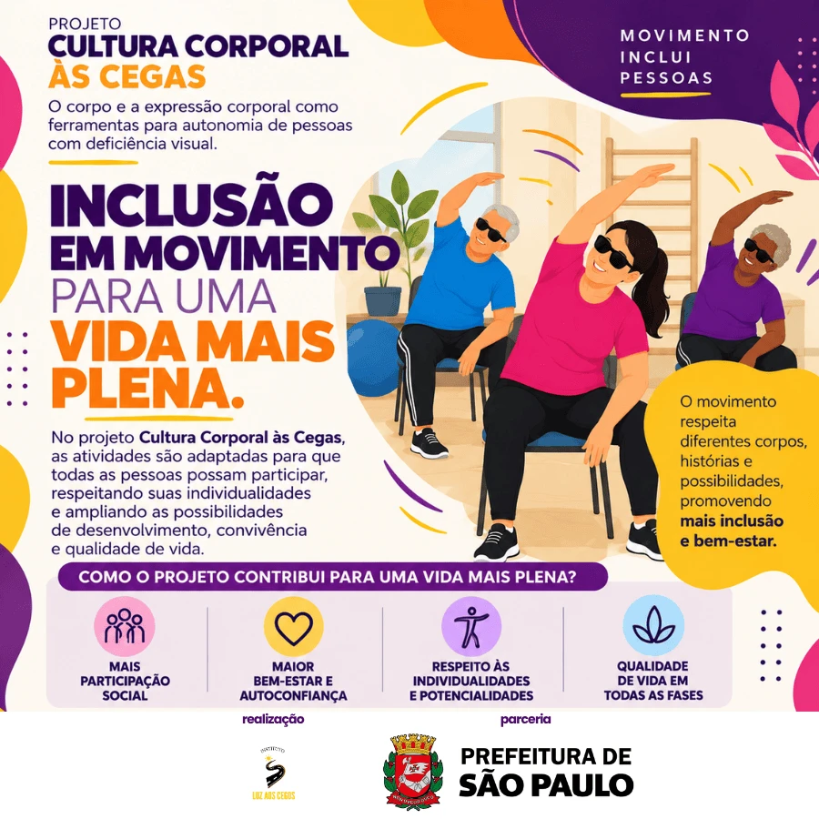 Inclusão em movimento para uma vida mais plena.