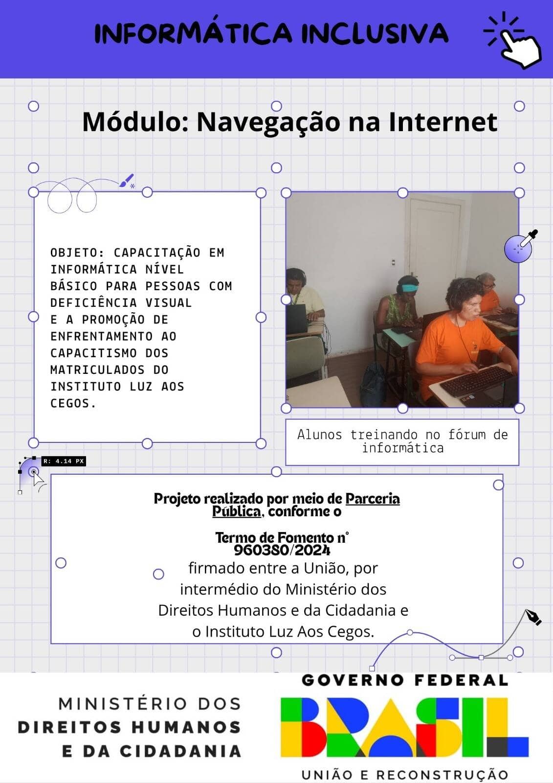 Módulo navegação da internet- TERMO DE FOMENTO: N°960380/2024