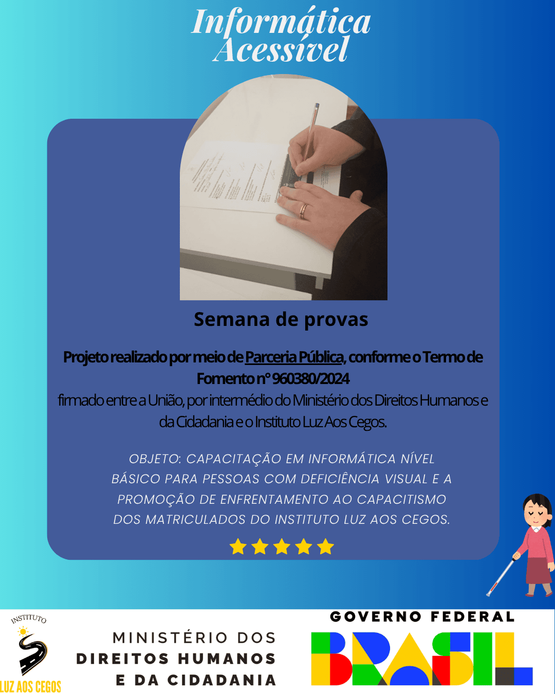 Semana de provas (Módulo Excel) - TERMO DE FOMENTO: N°960380/2024