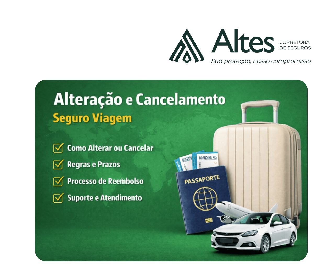 Alteração e Cancelamento de Apólices | Seguro Viagem
