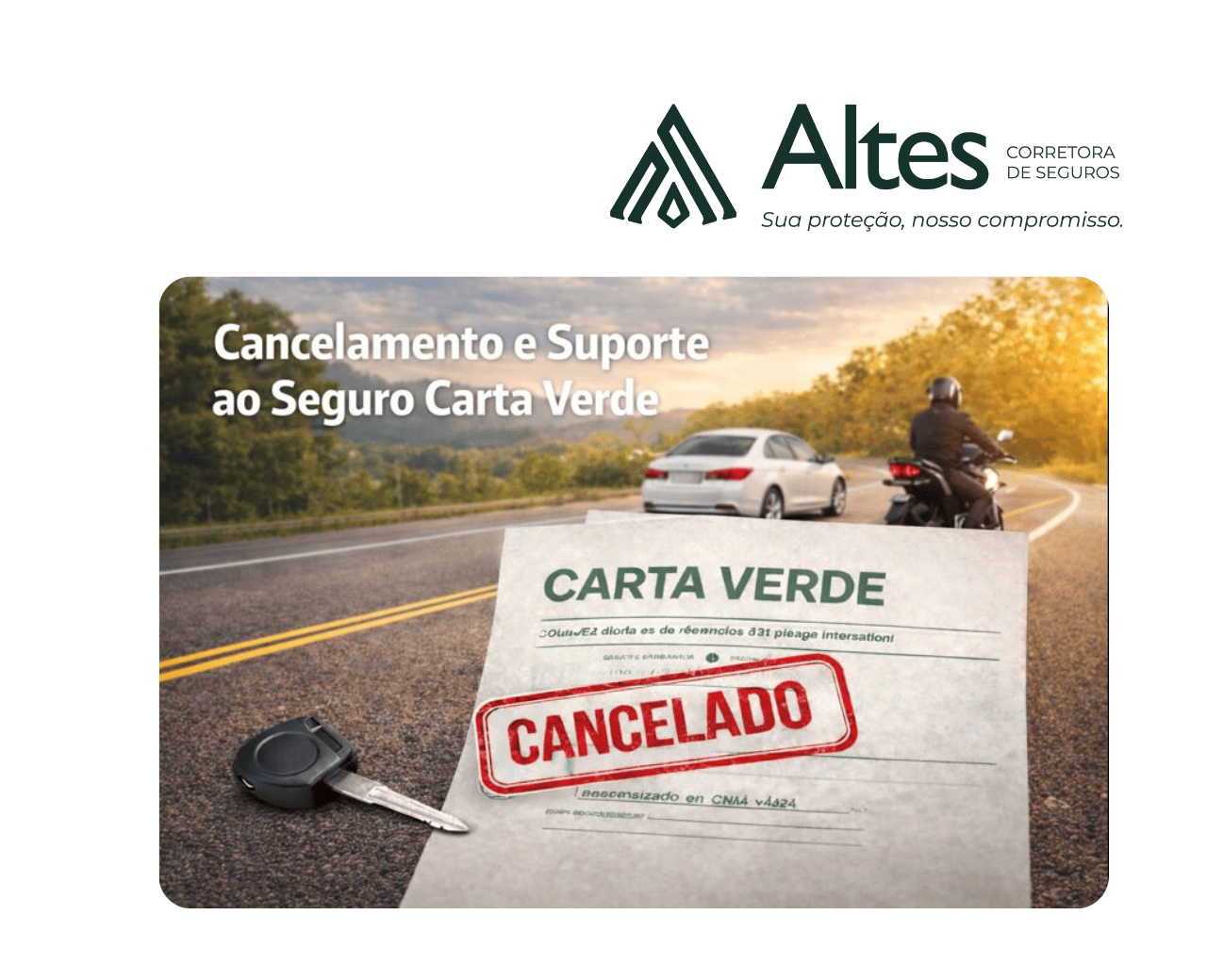 Cancelamento ou Dados Incorretos do Seguro Carta Verde