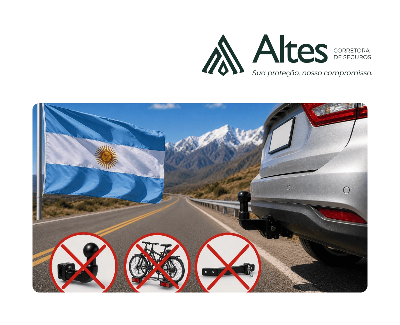 Engate de reboque na Argentina: o acessório vai te gerar multa
