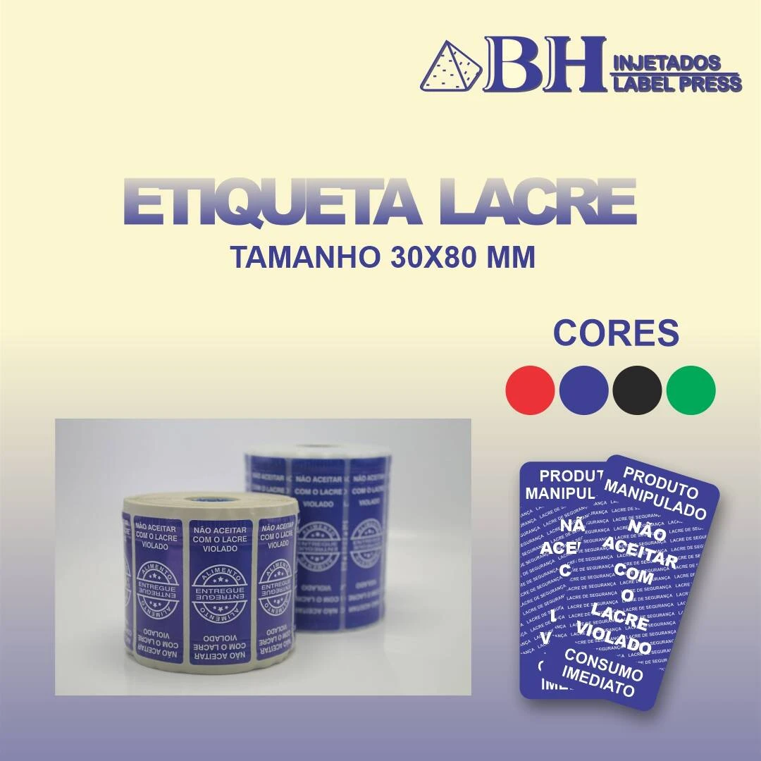 Etiqueta Lacre (Rolo) - Foto 1