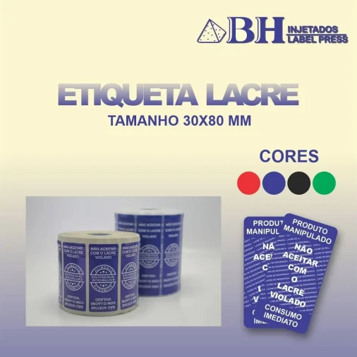 Etiqueta Lacre (Rolo) - Foto 1