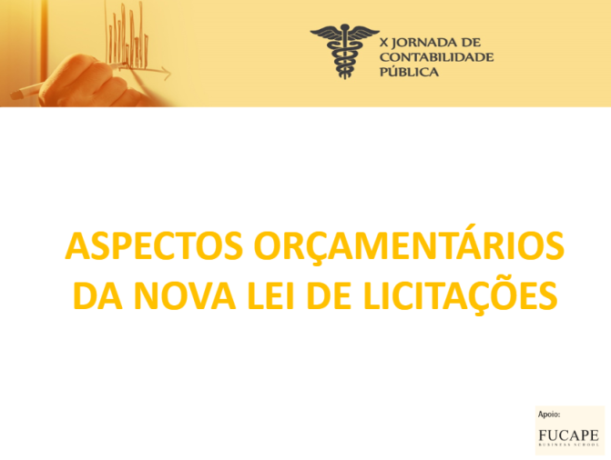 Aspectos orçamentários da Nova Lei de Licitações - Foto 1