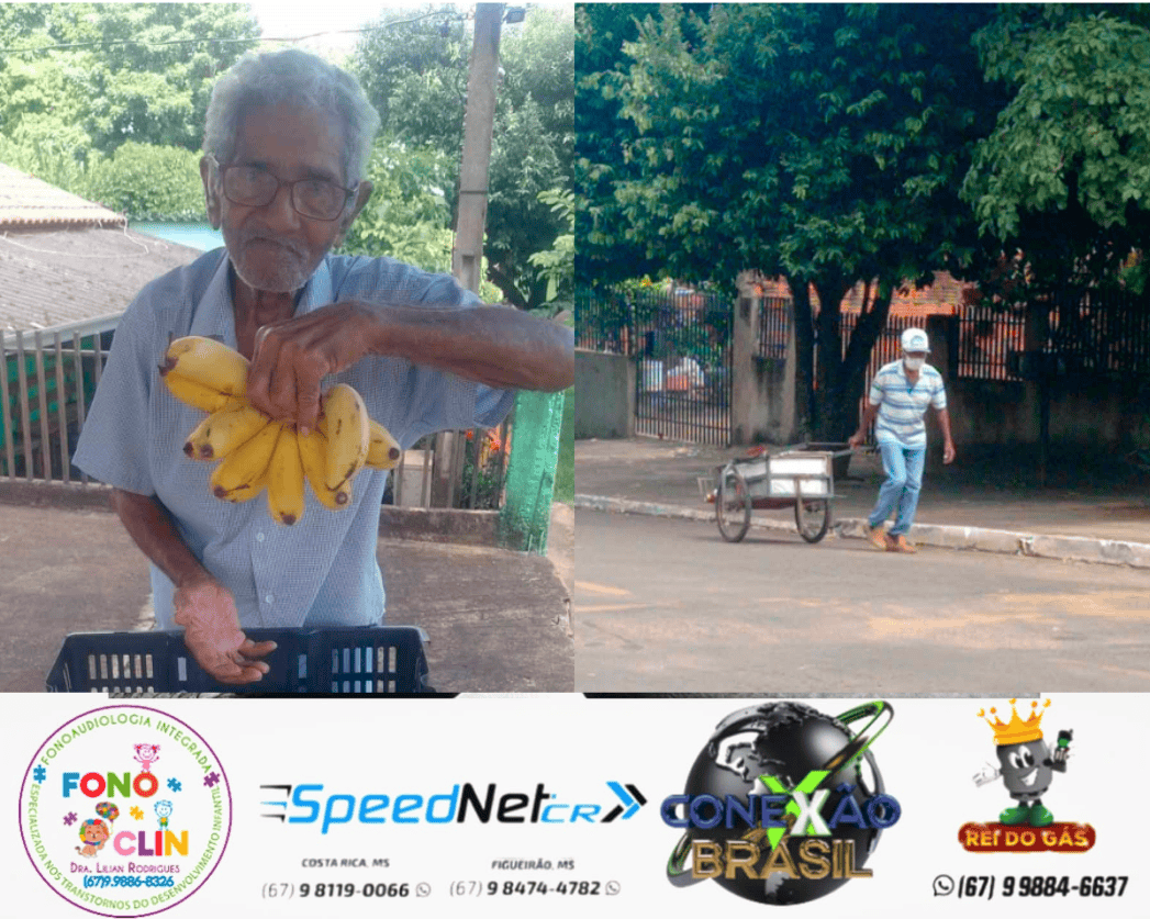 Aos 102 anos, Sebastião vende bananas há oito décadas e vira inspiração em MS