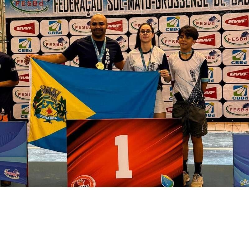 Atletas de Costa Rica do Badminton são destaques na II Etapa do Estadual na Capital