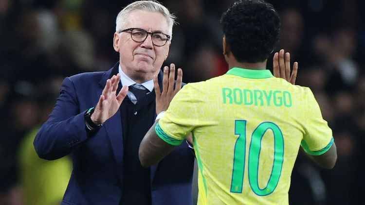 Brasil de Ancelotti preocupa até líder do ranking da Fifa após sorteio da Copa: 'Para ele, não há nada impossível'