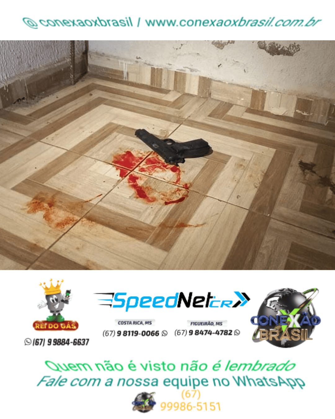 Casal é amarrado e agredido durante assalto em fazenda de Costa Rica; idoso ficou gravemente ferido
