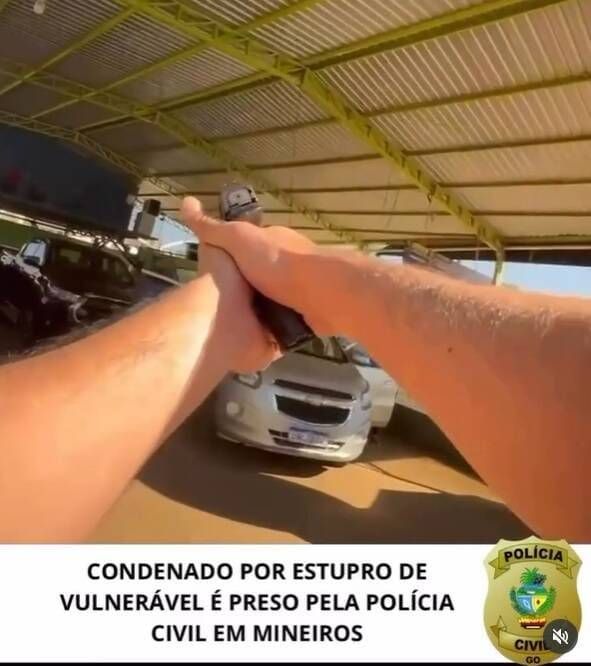 CONDENADO por Estupro de Vulnerável é preso pela Polícia Civil de Mineiros (GO)