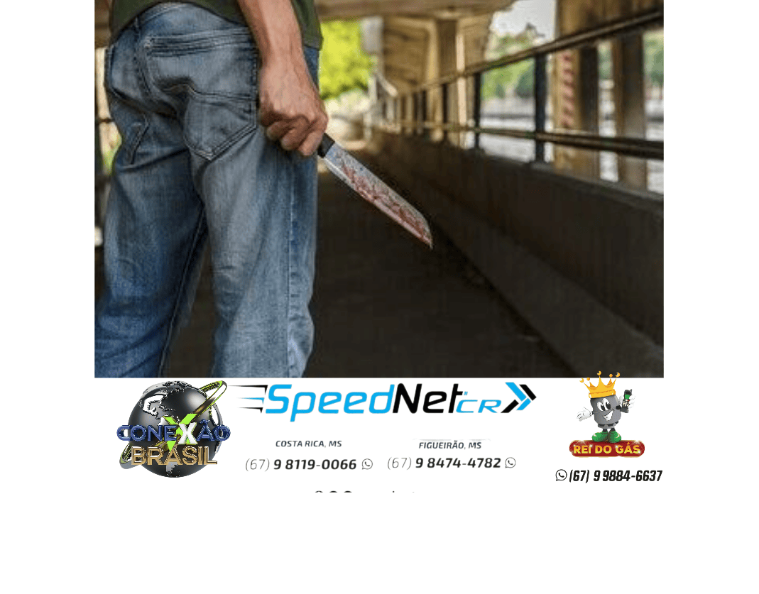 Ex-companheiro tenta matar mulher a facada após fim do relacionamento em Coxim; Pai do autor salvou a vítima