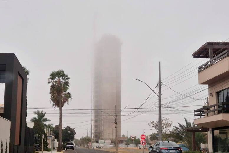 Frente fria provoca forte nevoeiro e queda da temperatura em todo o MS