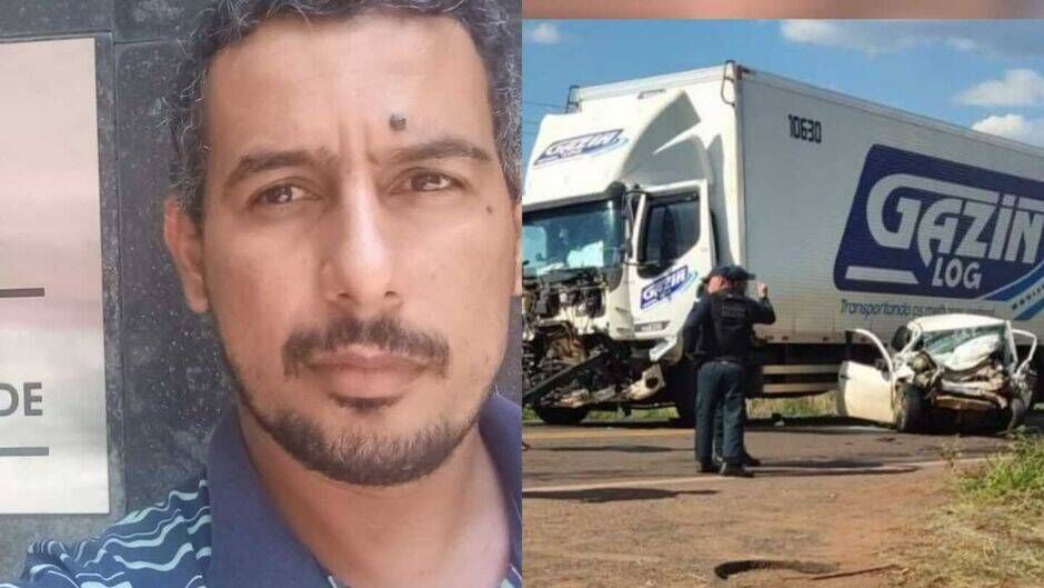 Homem que morreu preso às ferragens em acidente na MS-112 era ex-vereador e tinha 44 anos