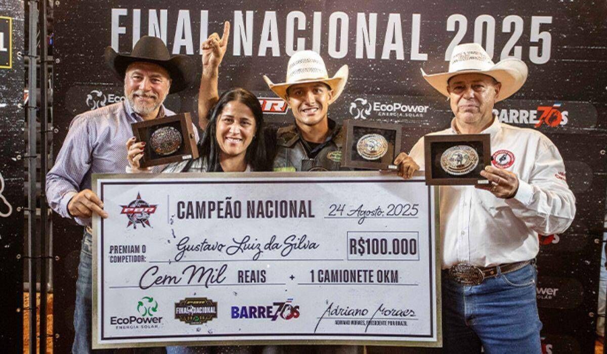 Jovem de MS conquista tríplice coroa em Barretos e vai aos EUA disputar campeonato