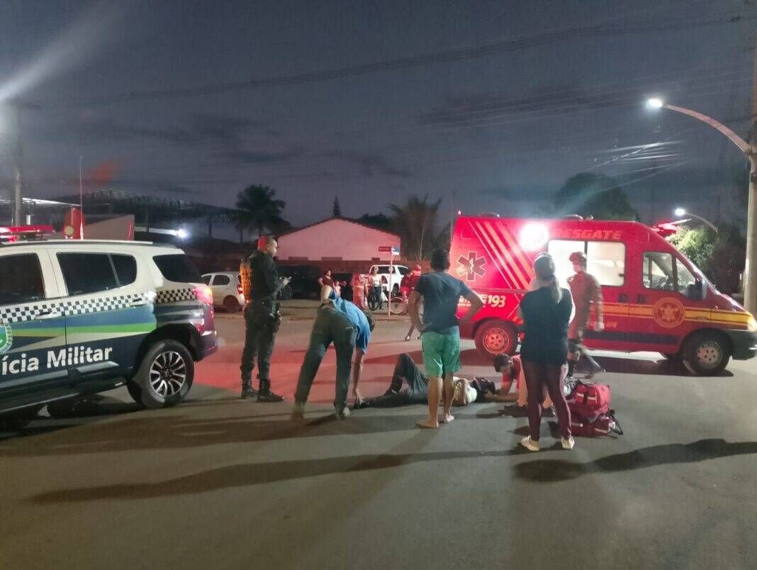 Motociclista invade a preferencial provoca acidente e foge
